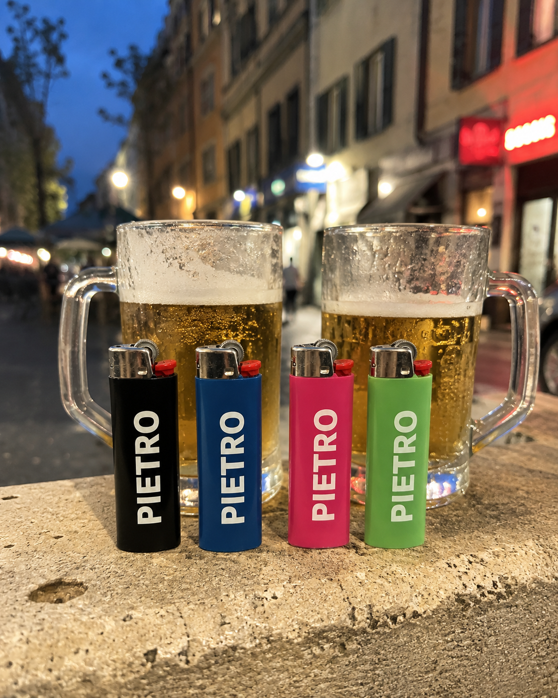 Selezione colori dell'accendino PIETRO